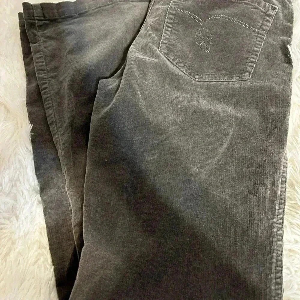 Royal Robbins Gray Corduroy Straight Leg Pants Womens Size 4 Regular Hiking - Picture 7 of 7